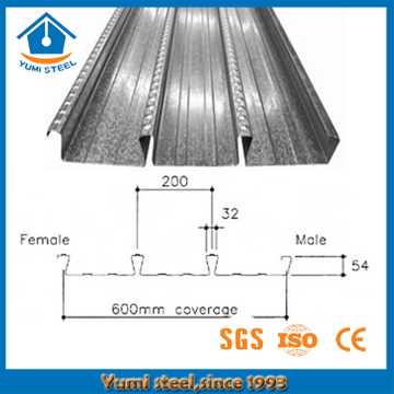 Galvanized Corrugated Steel Deck Sheets for Concrete Slab - Buy Steel  decking, decking sheets, roof deck Product on yumisteel