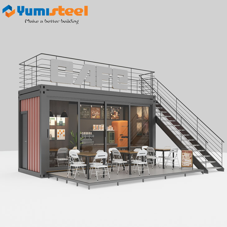 Fashion Prefab Container House for Store