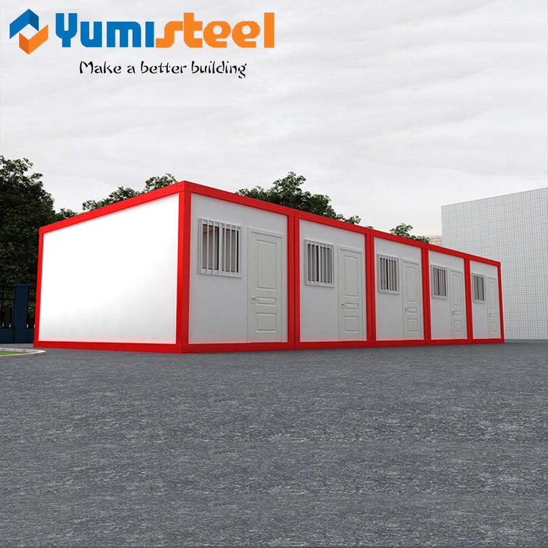 Prefab Tiny Temporary Offices Mobile Dormitory Container Portable Container House