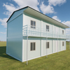 Prefab Container House Temporary Staff Labor Camp Dormitory Office Building