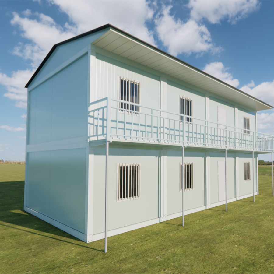 Prefab Container House Temporary Staff Labor Camp Dormitory Office Building