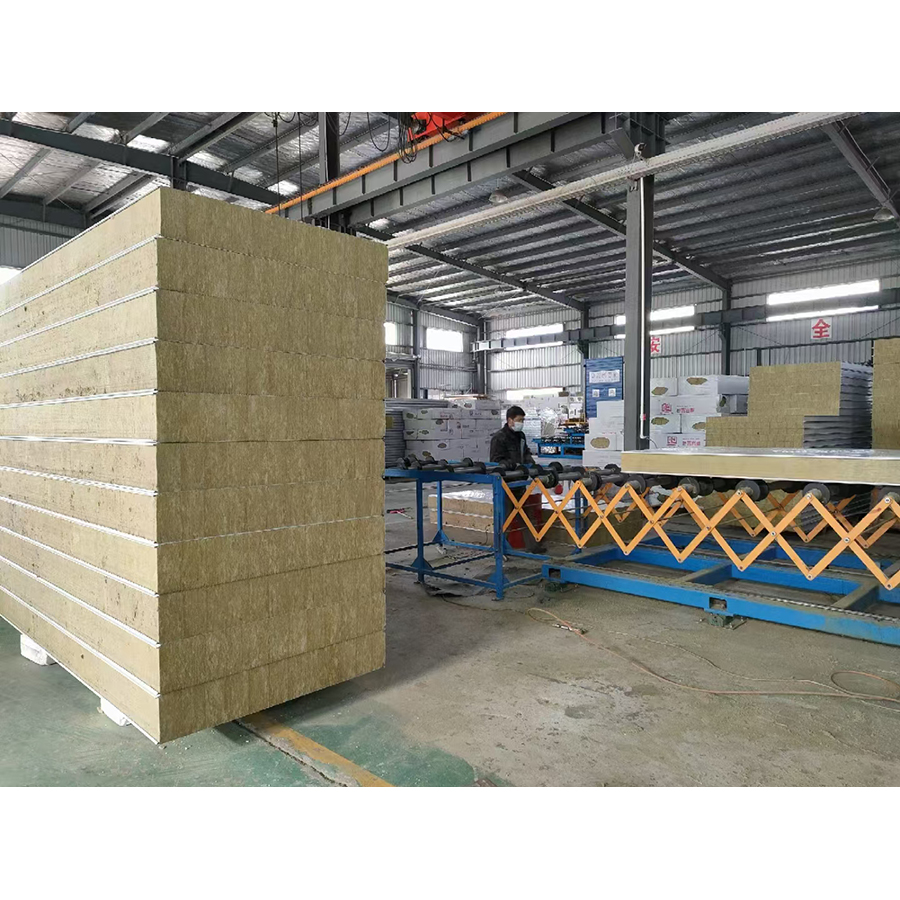 200mm Australian Standards Rockwool Sandwich Panels for Steel Construction