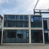 Customized Prefab Container House with Glass Curtain Wall