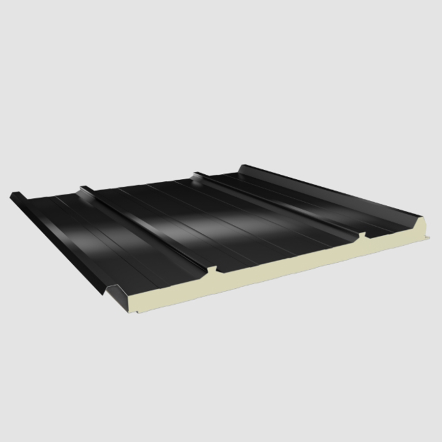 75mm Ribs Roof Sandwich Panels for Solar PV Integration