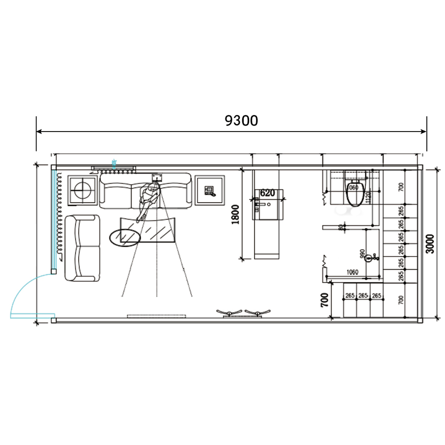 Custimozed Mobile Prefabricated Home Modular Space Capsule House