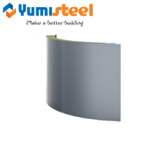 Curved Steel Skin PU Core Sandwich Panels