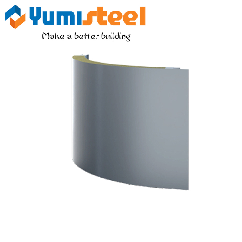 Curved Steel Skin PU Core Sandwich Panels