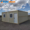 Mobile Construction Site Outdoor Folding Container House For Temporary Living