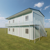 Prefab Container House Temporary Staff Labor Camp Dormitory Office Building