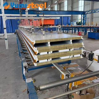 PU Sealed Rockwool Sandwich Panel Roof Panesl for Industrial Commercial Building