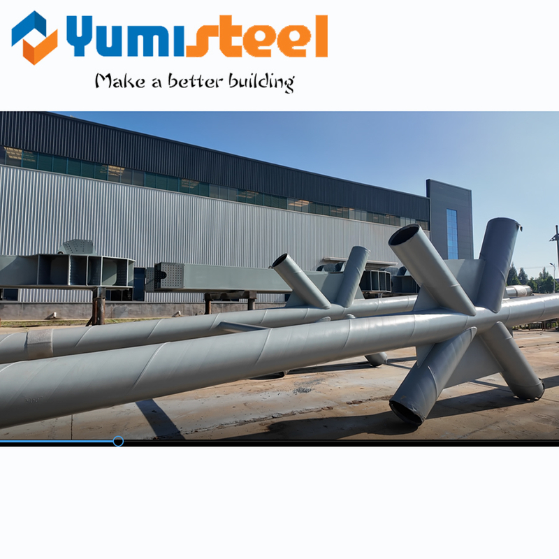 Customized Prefabricated Engineered Steel Structure For Bridge