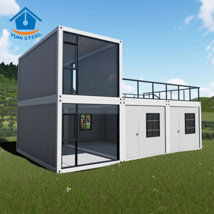 Prefabricated modern luxury flat pack container house 
