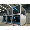 Prefabricated Steel Structure Frame House with Glass Curtain Wall