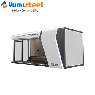 Modern Luxury Prefabricated Space Capsule Steel Structure Home Design