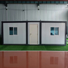 Mobile Prefabricated Trailer Houses Flat Top Expandable Container Home