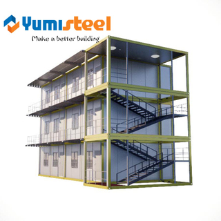 Modular Prefabricated Office House for Worker Dormitory Camp Construction Site Cabin
