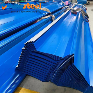 YX56-410-820 Corrugated Color Coated Roofing Sheet