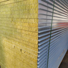 Fireproof Rock Wool Sandwich Panel for Steel Structure Building Facade