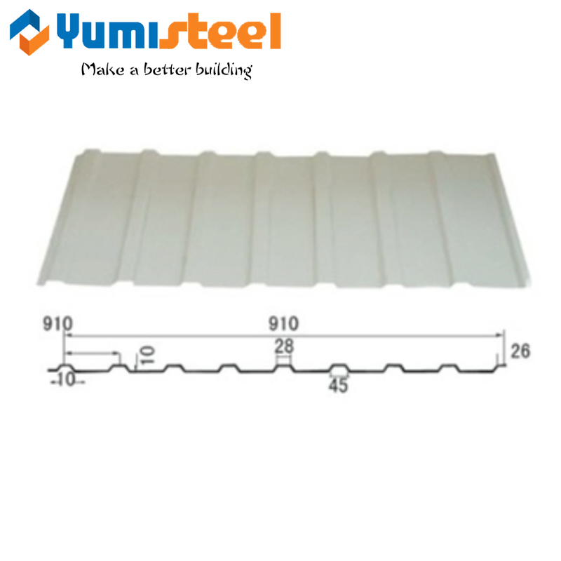 Galvalume Corrugated Steel Roofing Sheet with Zinc Coating