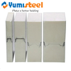 50mm/75mm/100mm/150mm Fireproof Insulation PU/PIR/PUR/Polyurethane Sandwich Panel for Roof and Wall 