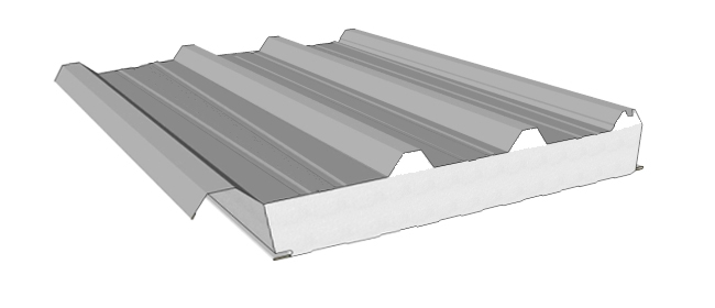 Z lock EPS roof panels