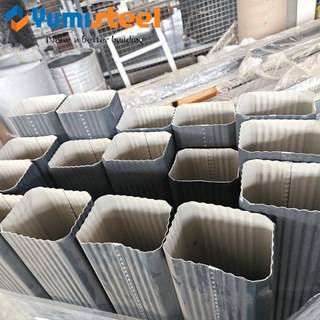 Galvanized Steel Roof Aluminum Rain Gutter System for Buildings 