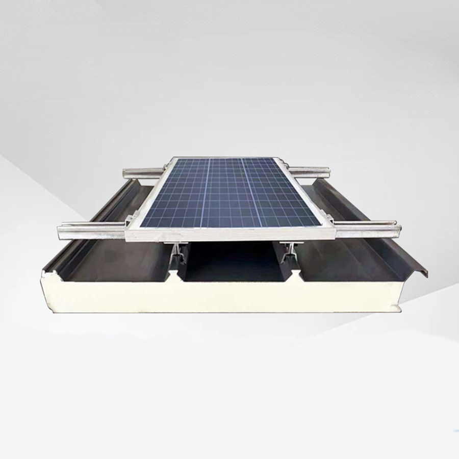 75mm Ribs Standing Seam Roof Sandwich Panels for Solar PV Integration