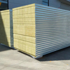 Insulated Fireproof Steel Rockwool Sandwich Wall/Roof Panel for Prefab Structure