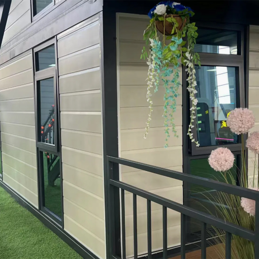 Movable Prefabricated House Flat Top Expandable Folding Container House