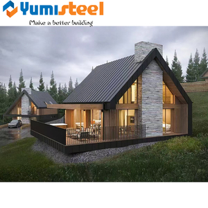 Triangle Steel Structure Light Steel Villa Prefabricated House