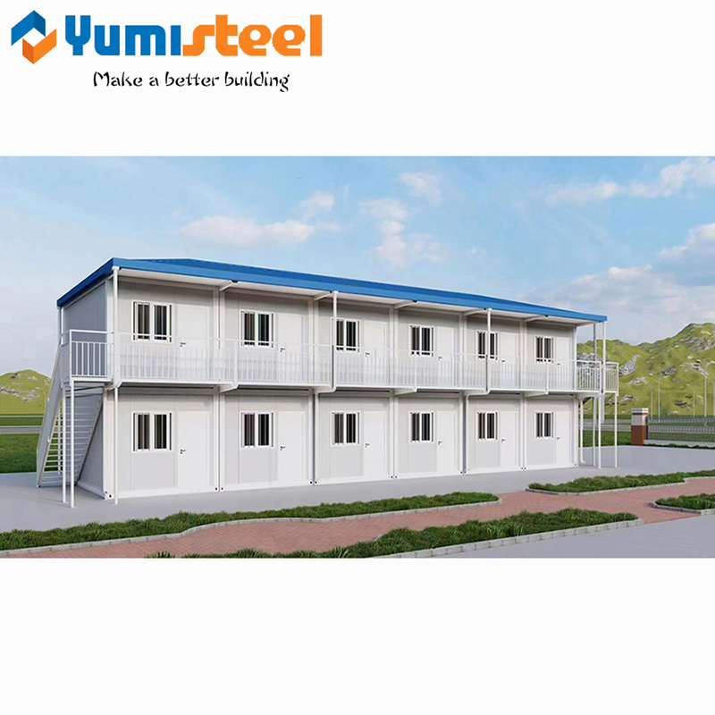 Temporary Prefab Container House for Construction Worker Accommodation