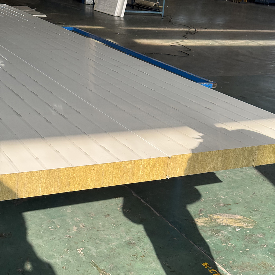 Rockwool Wall Sandwich Panel Fireproof Thermal Insulation