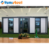 Prefabricated Flat Top Expandable Container House with Sandwich Panels