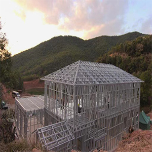 Engineered steel framed deck