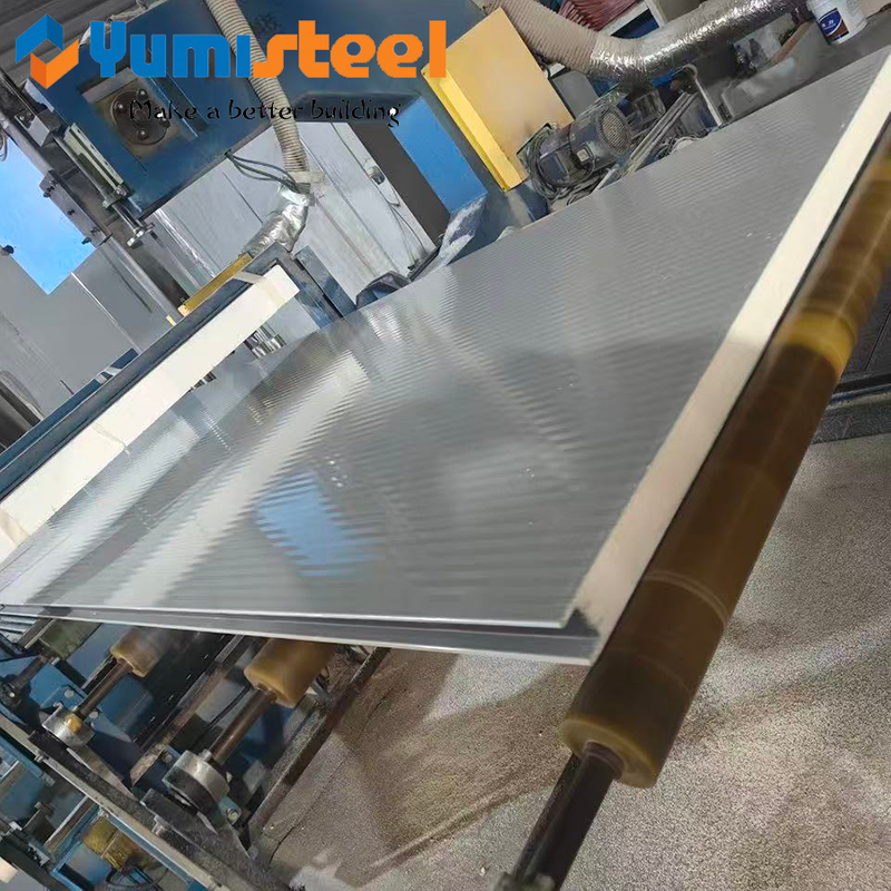 Energy-Saving Metal Roof Sandwich Panels with Insulating PU/PIR Core Materials