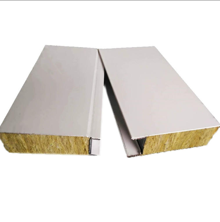 Fire Rated Rockwool Insulated Wall Panels with Class A Non Combustible Core