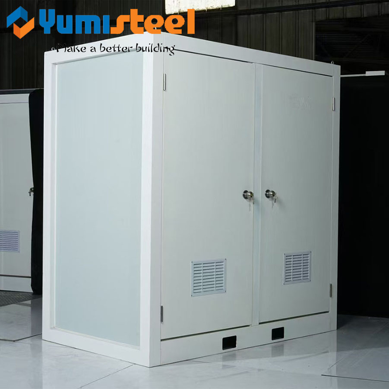 Portable Dual-Unit Toilet and Shower contianer house