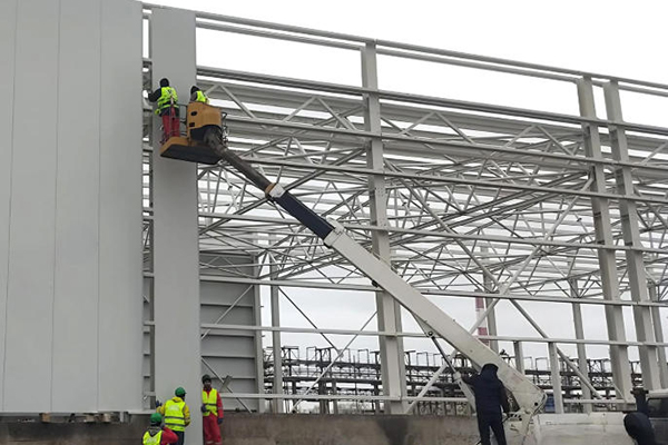 Metal Sandwich Panel Installation for Factory Roofs and Walls
