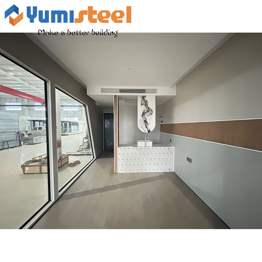 Modern Luxury Prefabricated Space Capsule Steel Structure Home Design