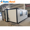 700mm Wide Container House Prefabricated House 20FT Folding Foldable Tiny Home