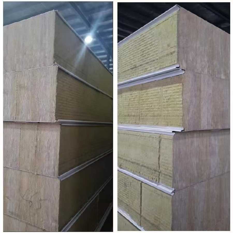200mm Australian Standards Rockwool Sandwich Panels for Steel Construction