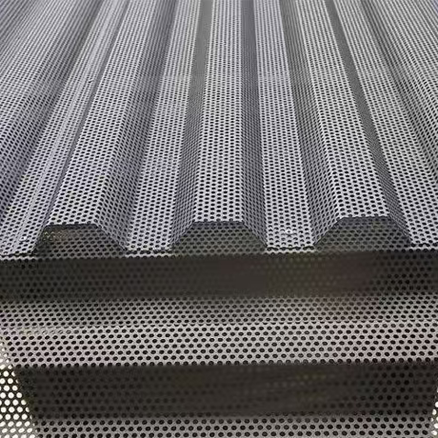 YX35-125-750 Corrugated Galvanized Perforated Aluminum Panel