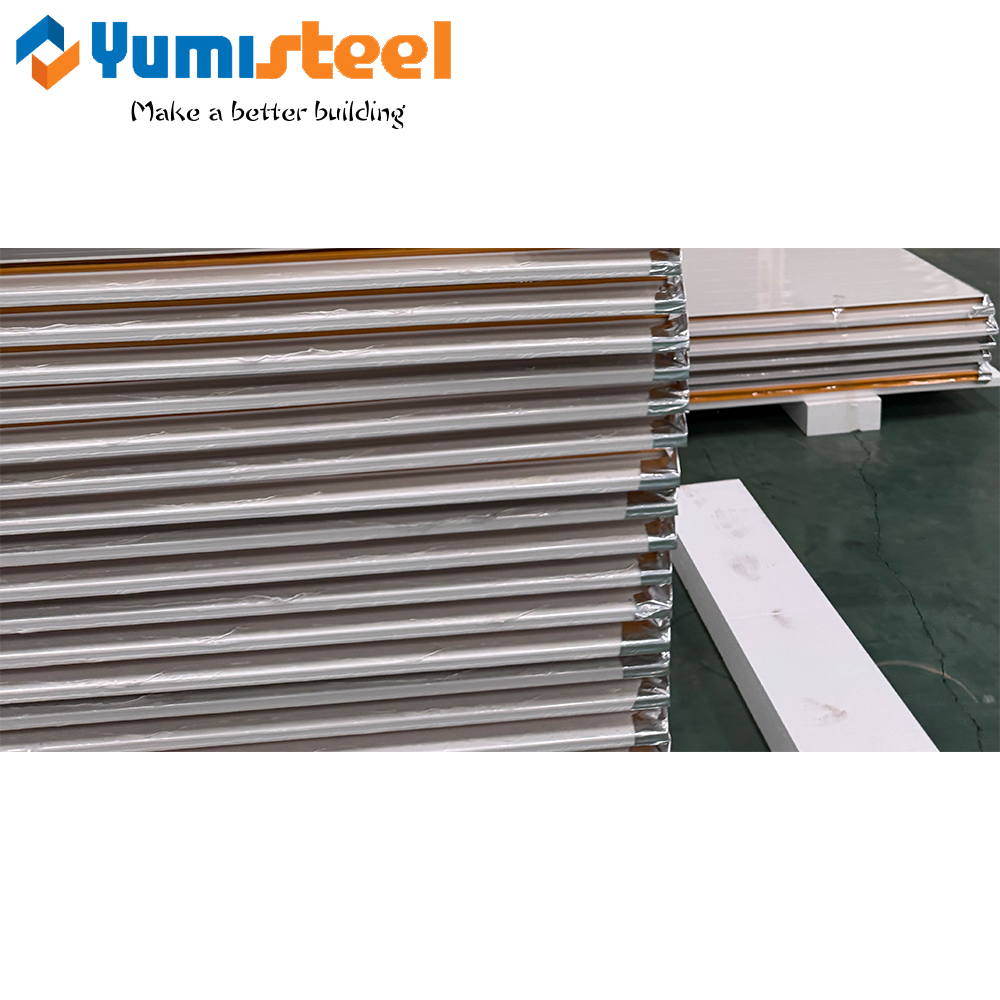 30mm PU/PIR Sandwich Panel Polystyrene Precast Walls Panels for Temperature Control Facilities