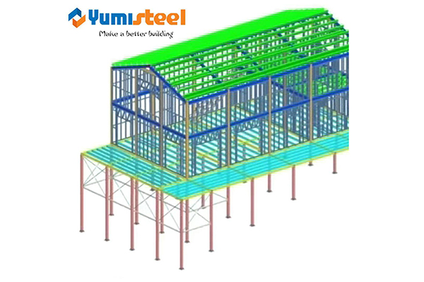 Light Steel Villa in Spanish