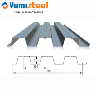 Galvanized Corrugated Steel Deck Sheets for Multi-Storey Building