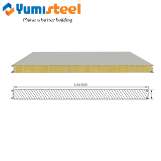 Australian Style Z Lock Type Rockwool/Glasswool/EPS Wall Sandwich Panel