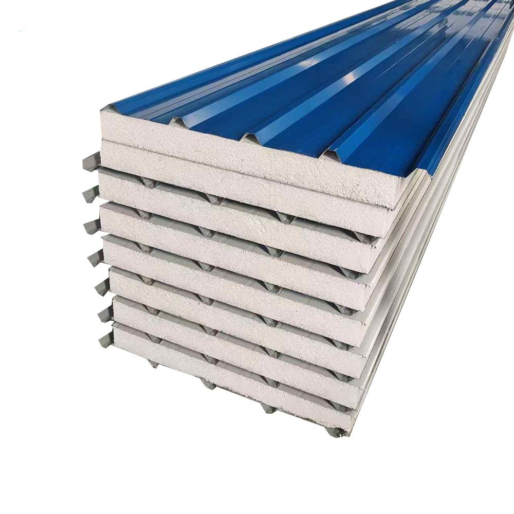 Thermal Insulation EPS Sandwich Roof Panels with Metal Facings 