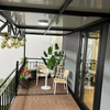 Luxury Prefabricated House Two Story Flat Top Expandable Container House 
