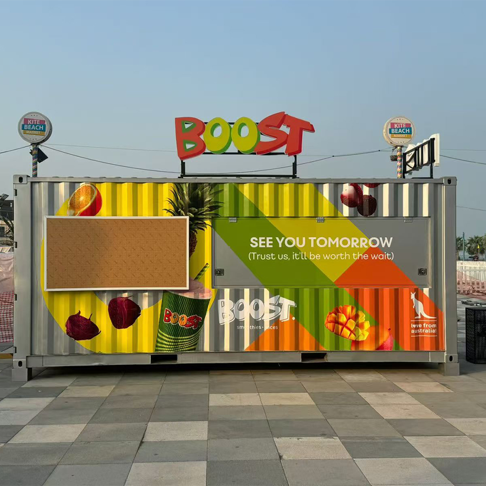 Stylish Shipping Container Retail Unit for Kiosk or Scenic Store
