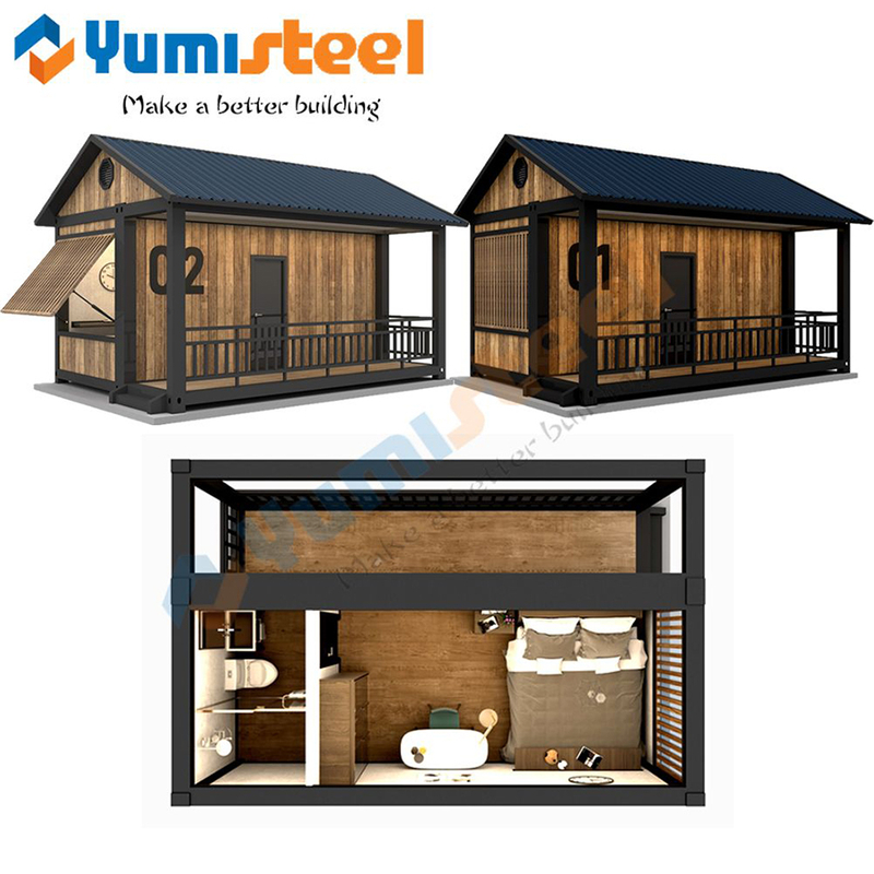 Janpanese style Prefabricated Container House for Seaside